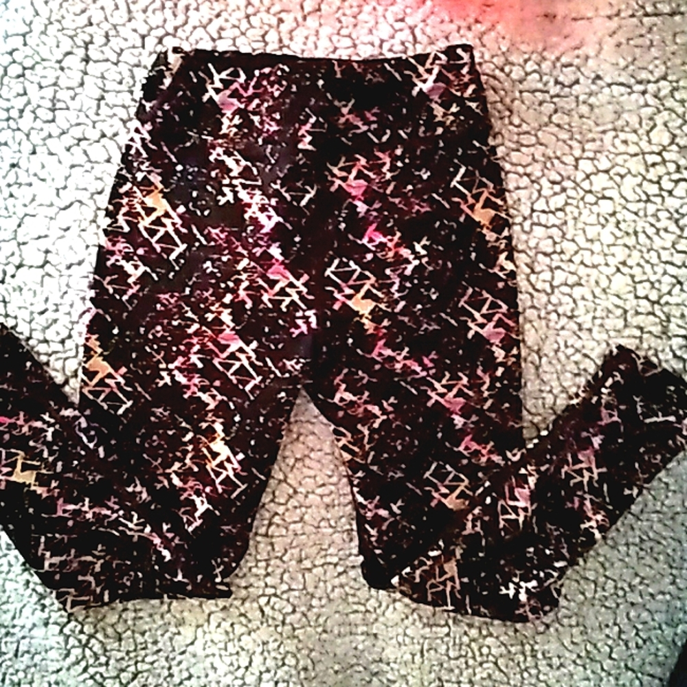 Girls youth athletic active wear pants